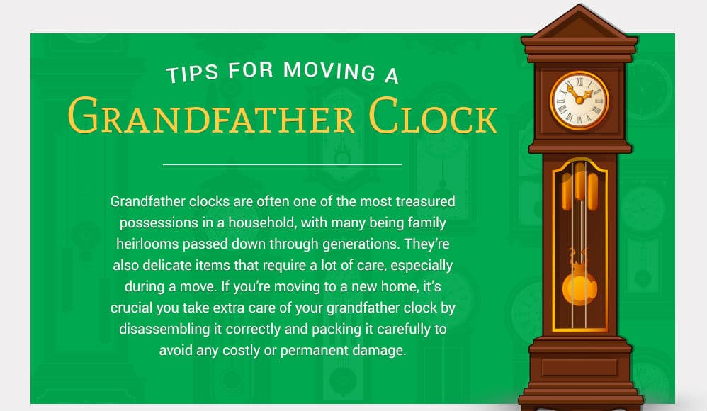 grandfather clock tips for moving